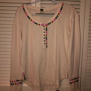Free People Thermal Long Sleeve Top